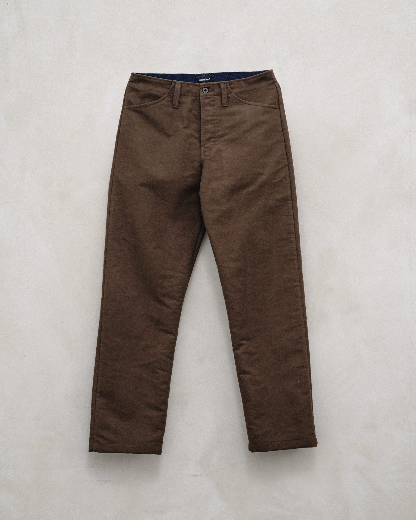 Four Pocket Pant - Organic Cotton Moleskin, Brown