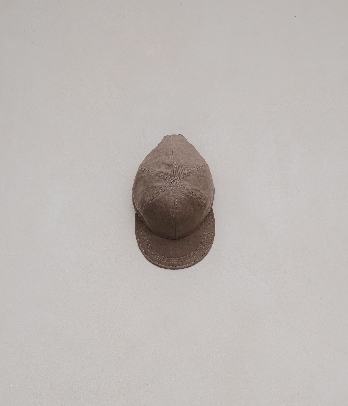 Six Panel Cap - Dry Waxed Cotton, Dark Khaki