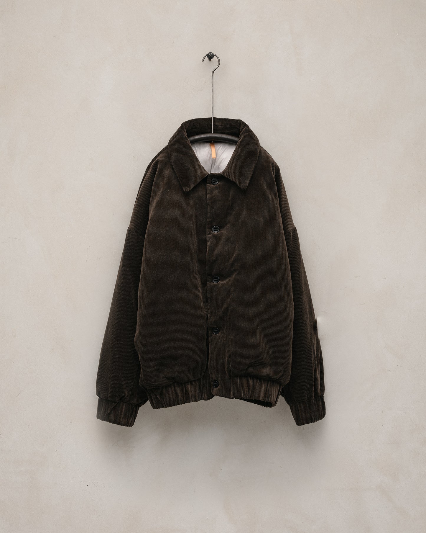 MAN-TLE Down Jacket - Sumi Ink Corduroy, Brown