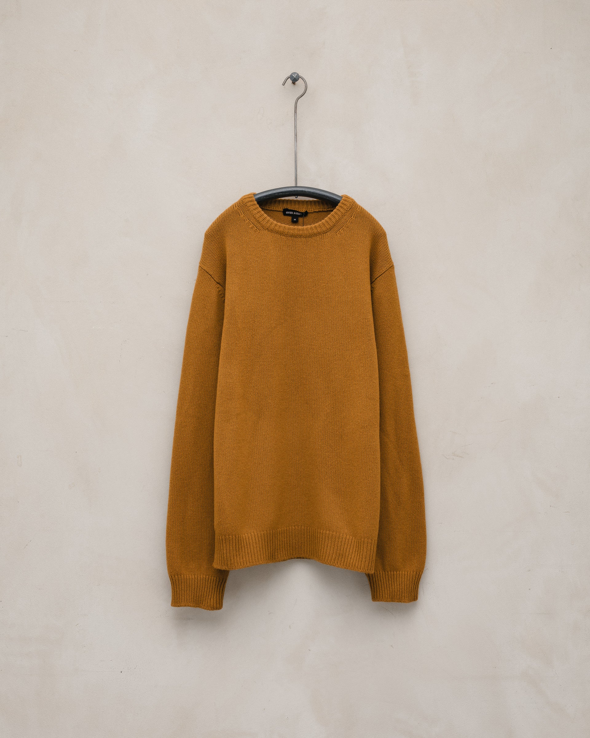 Crewneck Sweater - Yak Wool, Marigold – evan kinori