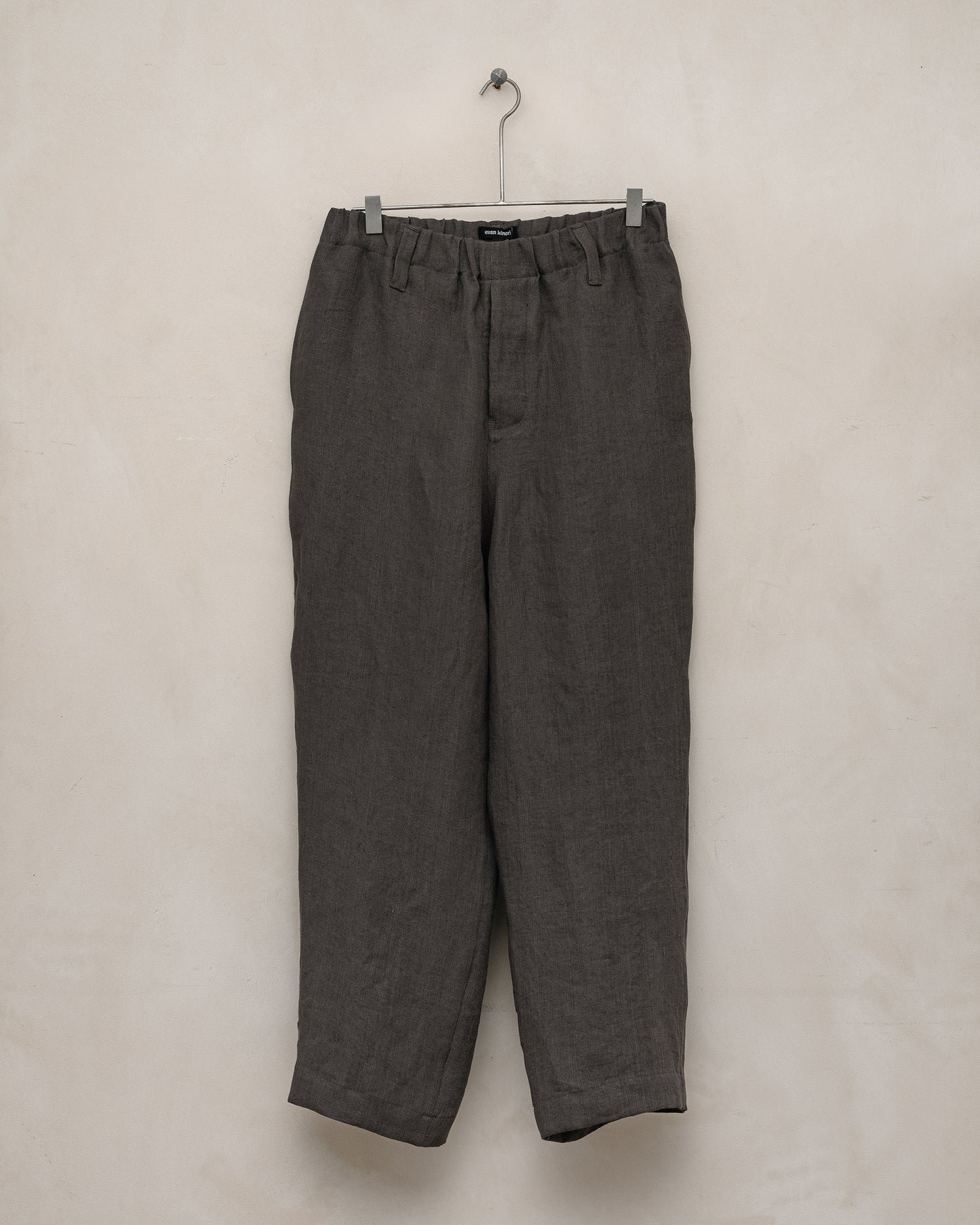 Elastic Pant - Dobby Weave Hemp, Shale Grey