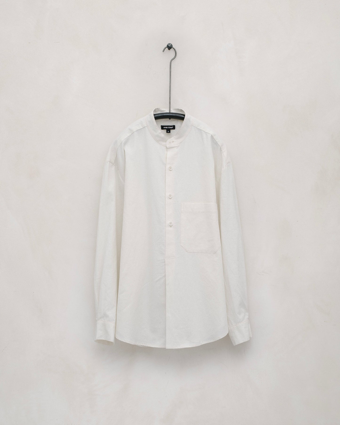 Popover Shirt - Organic Cotton/Hemp Muslin, Natural
