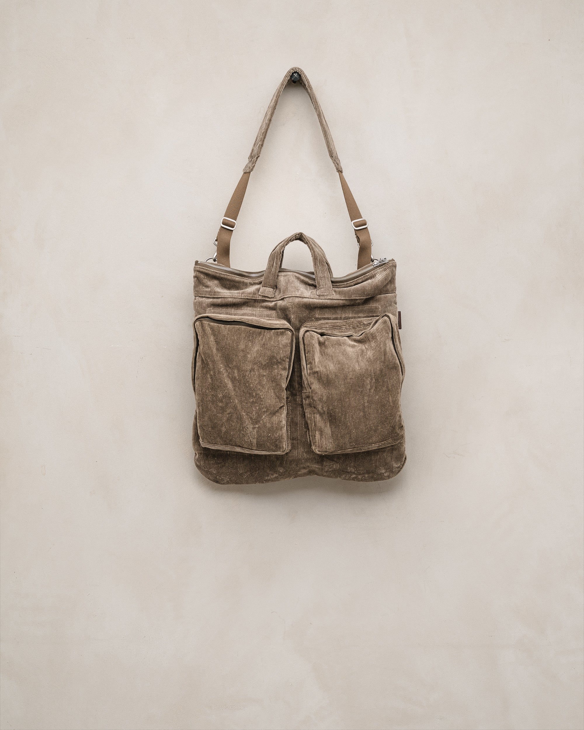 AMIACALVA アミアカルヴァ GABARDINE HELMET BAG Namu Shop - Amiacalva Gabardine Helmet Bag - Black