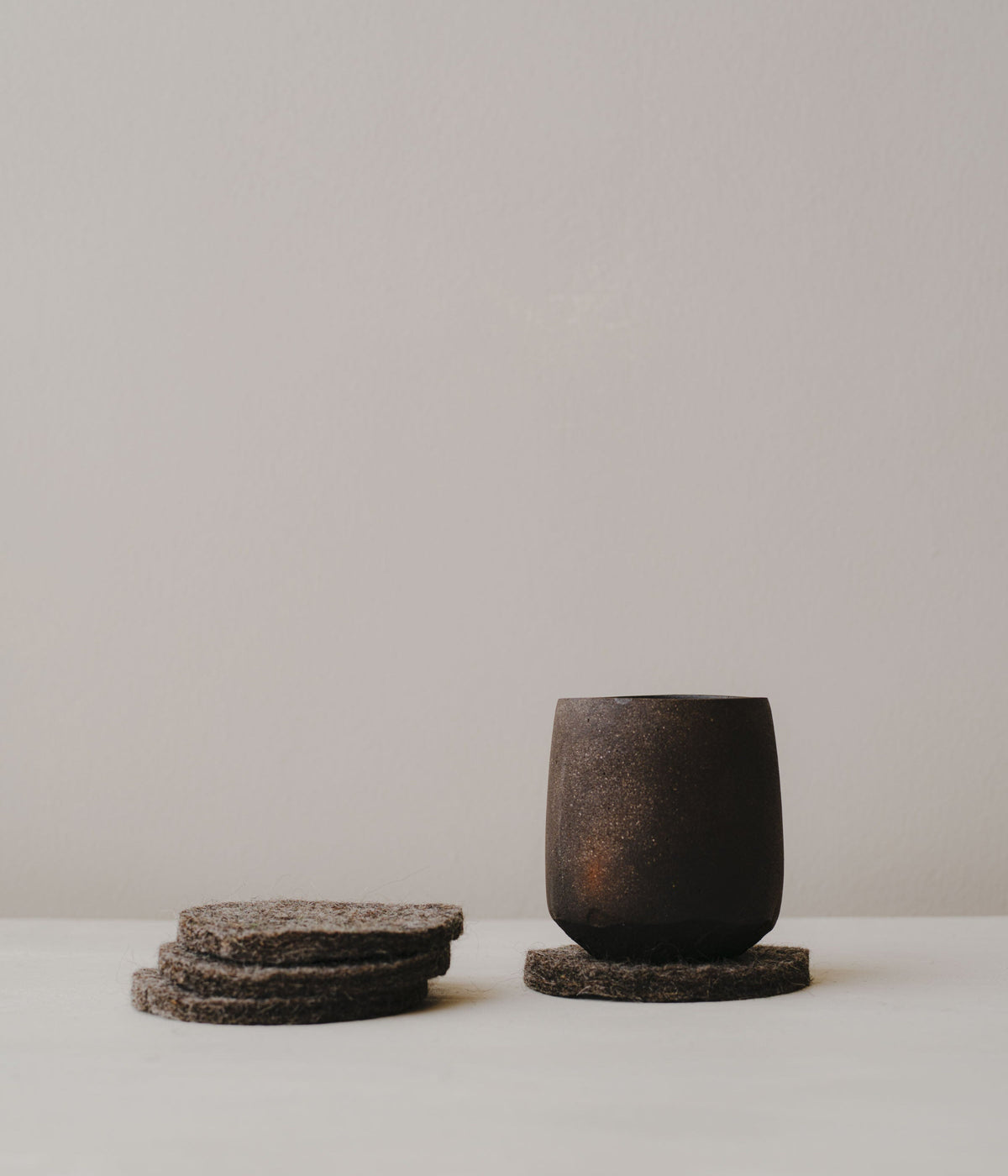Coaster (4 Pack) - Yak Wool