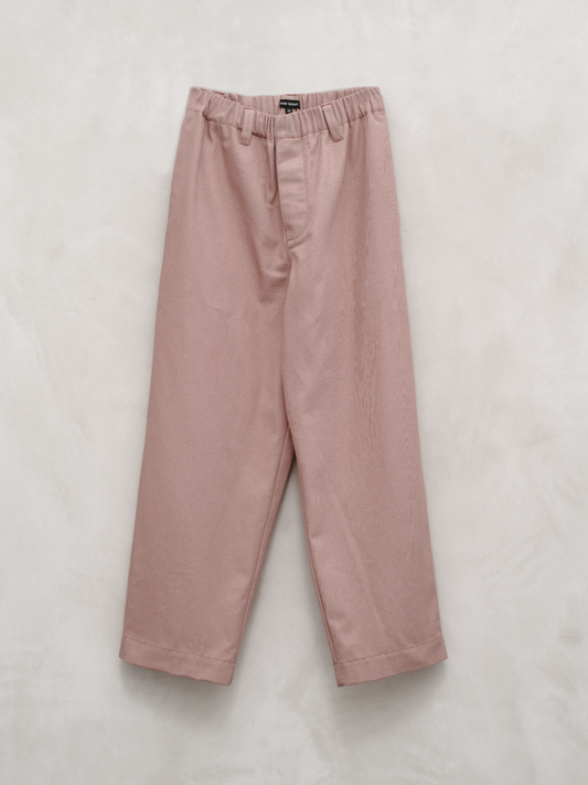 Elastic Pant - Organic Cotton Twill, Pink
