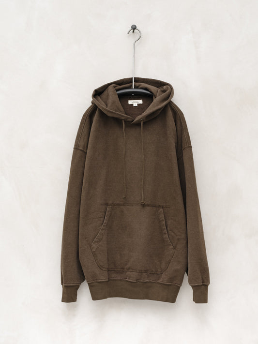 Hooded Sweatshirt - Faded Brown