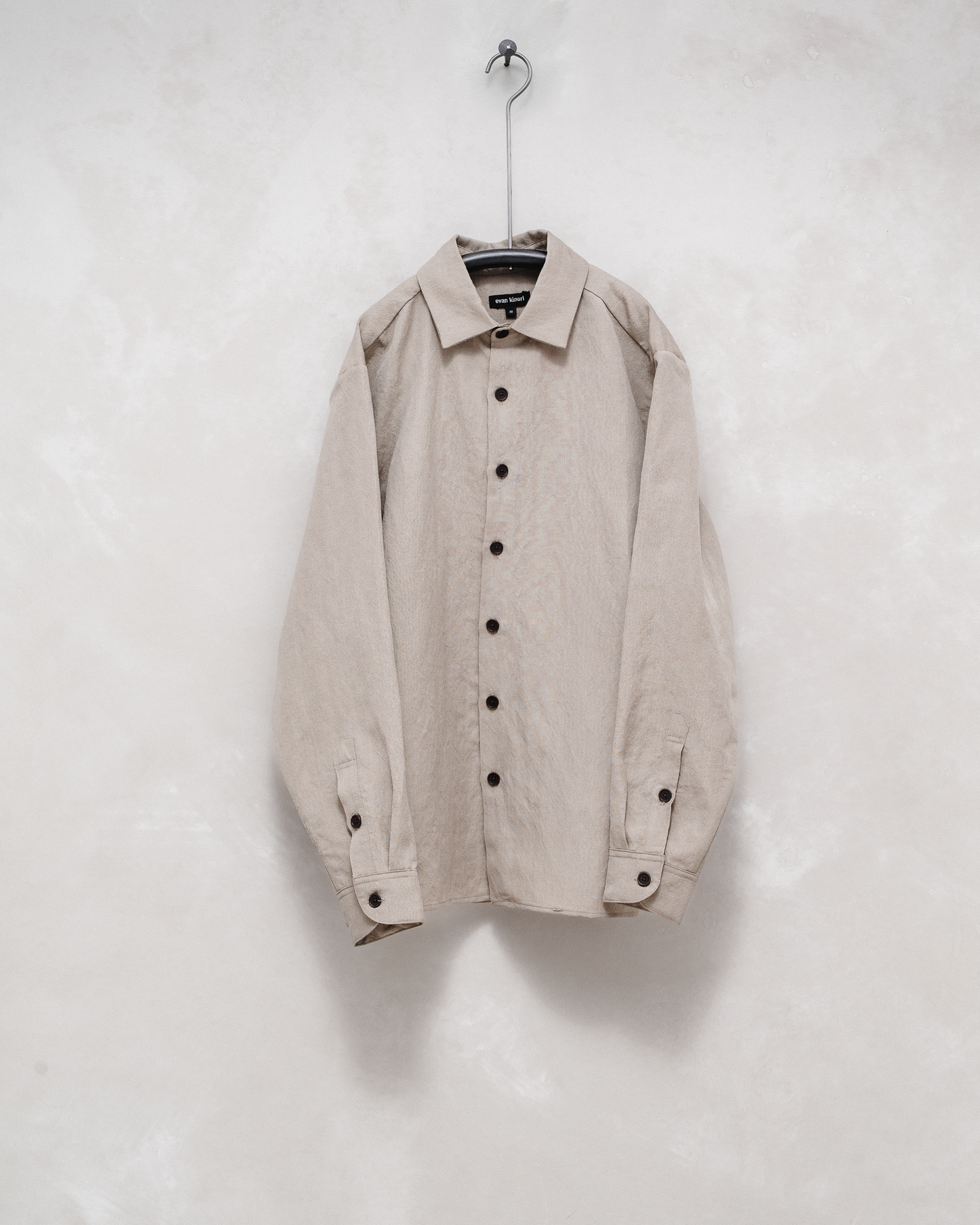 Flat Hem Shirt - Wool/Linen Twill