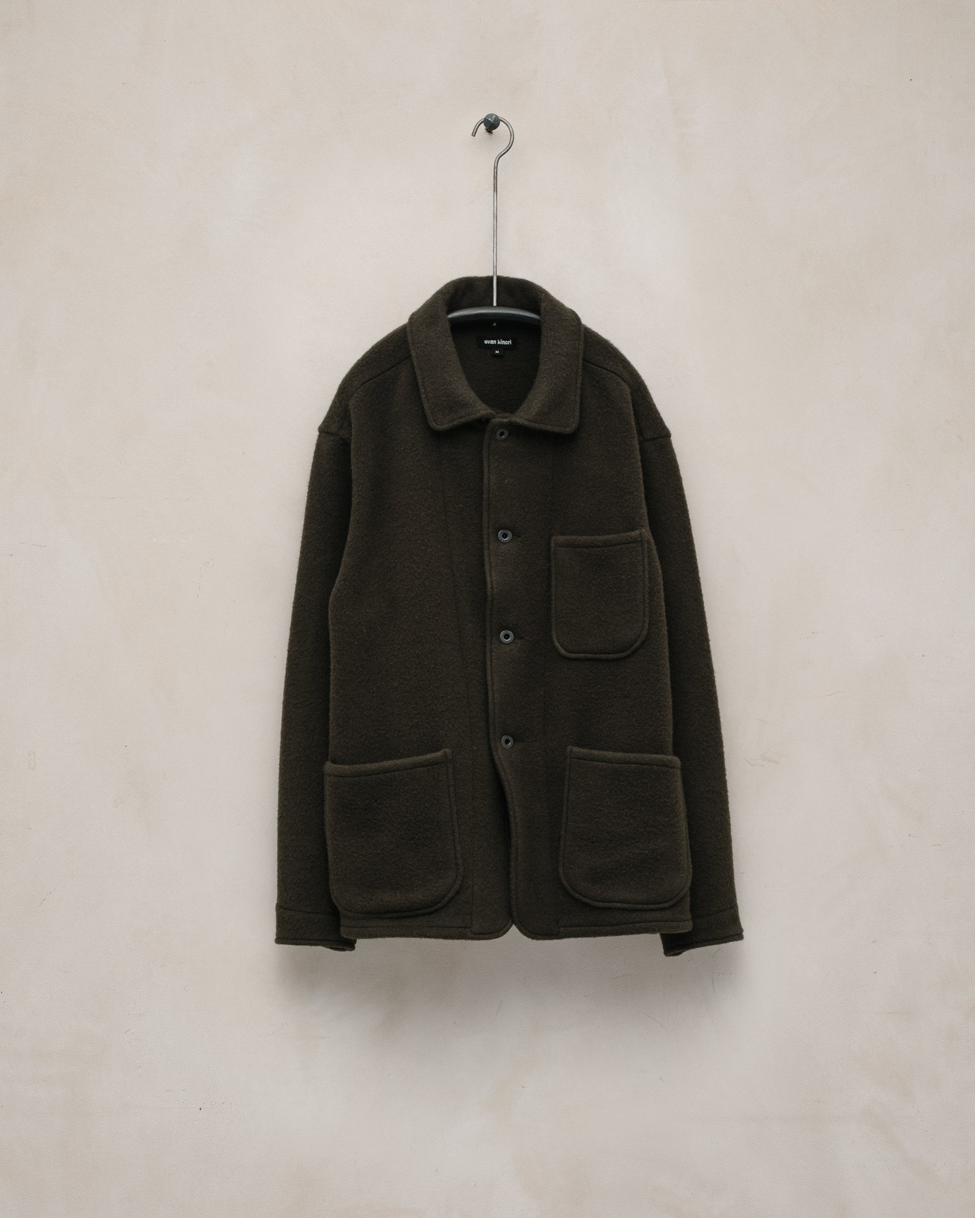 ジャケット・アウター evankinori Three Pocket Jacket Three Pocket Jacket - Blanket Cloth, Dark Olive – evan kinori