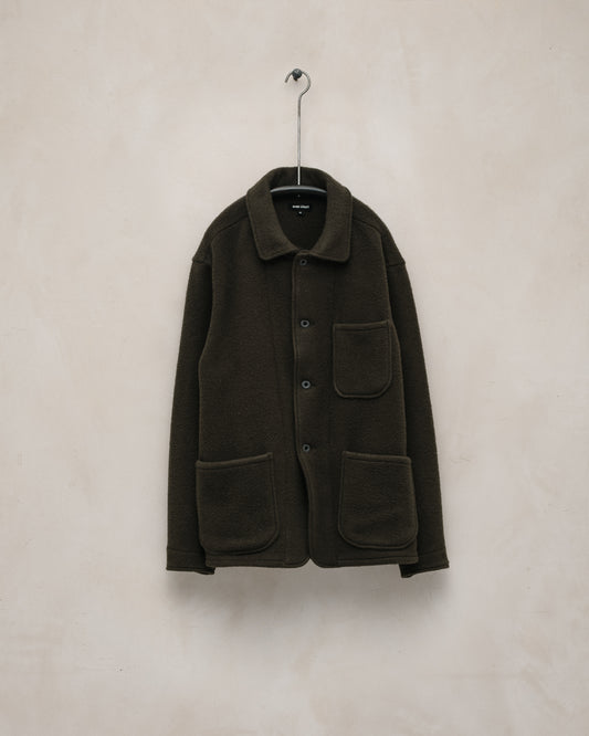 Three Pocket Jacket - Blanket Cloth, Dark Olive