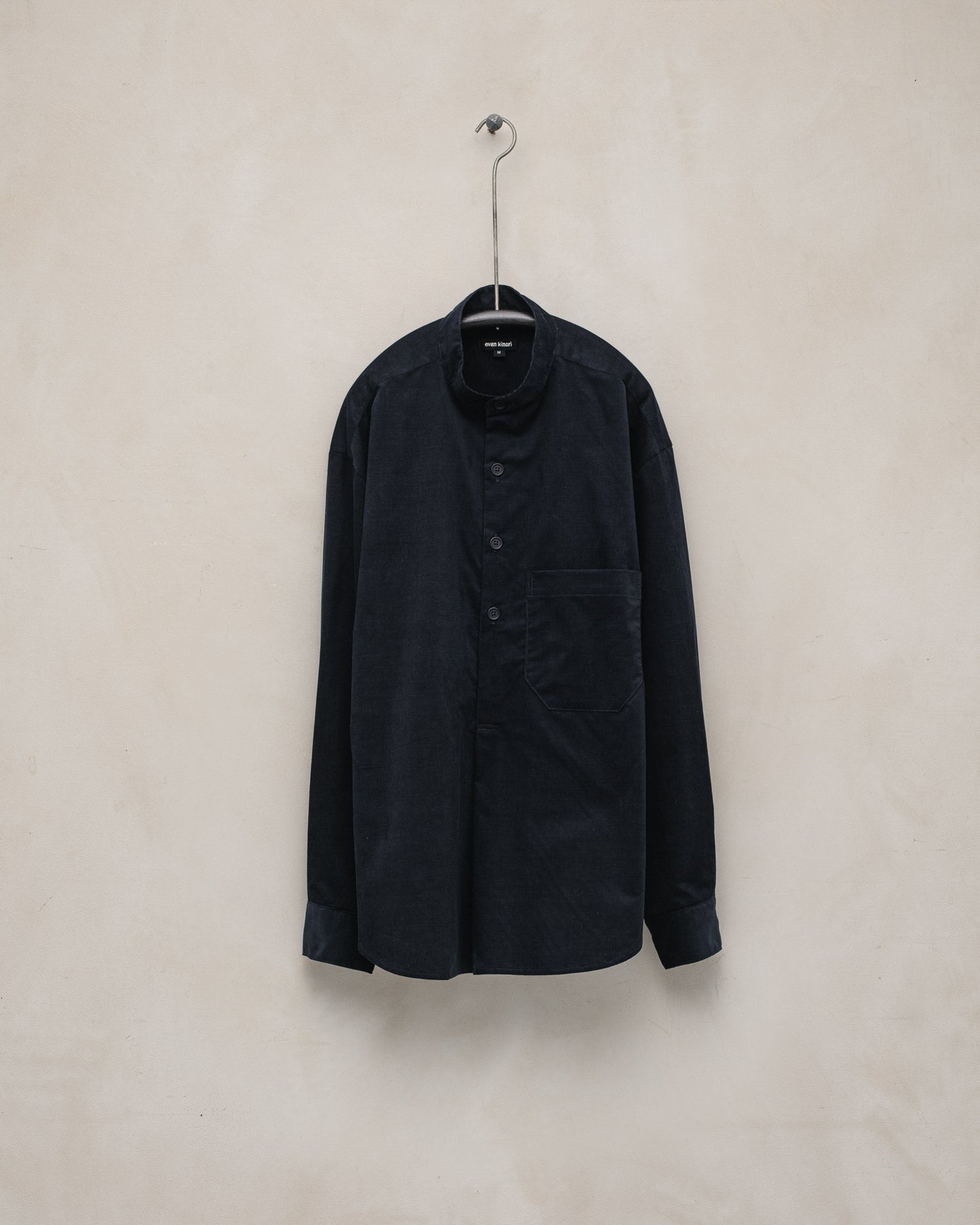 Popover Shirt - Organic Cotton Pinwale Corduroy, Navy