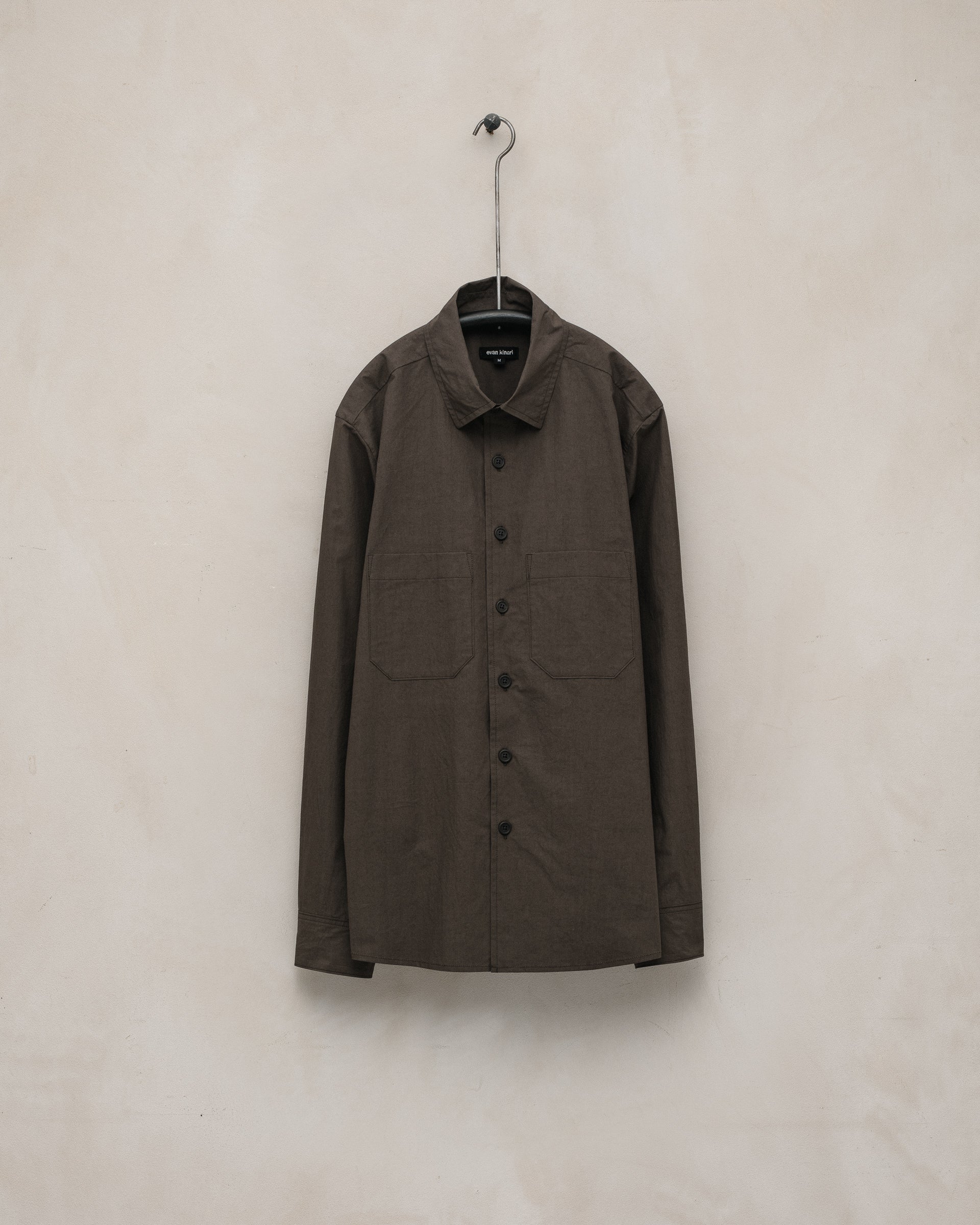 Big Shirt Two - Organic Cotton Typewriter, Anthracite – evan kinori