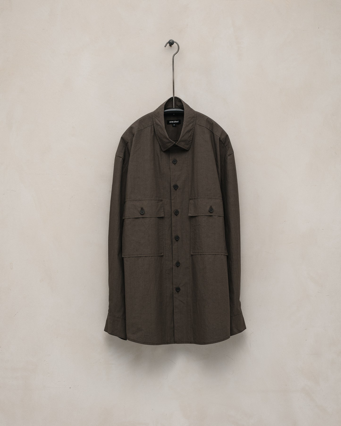 Big Shirt - Organic Cotton Typewriter, Anthracite