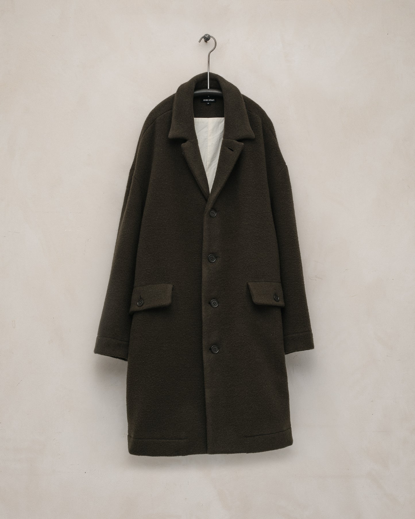 Big Coat - Blanket Cloth, Dark Olive