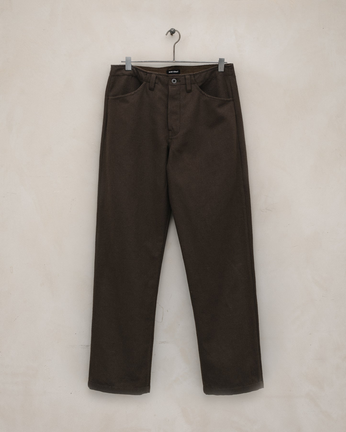Four Pocket Pant - Brushed Broken Twill, Dark Olive