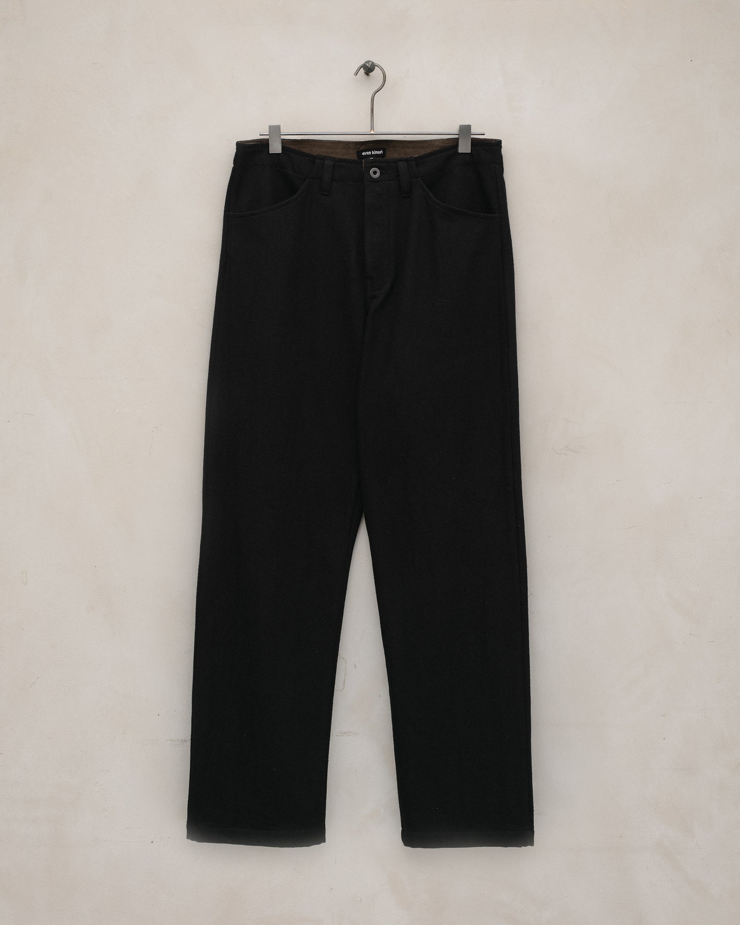 Four Pocket Pant - Cotton Kersey, Black