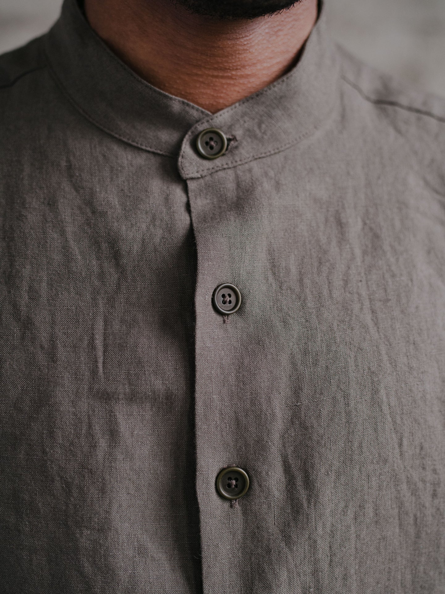 Band Collar Shirt
