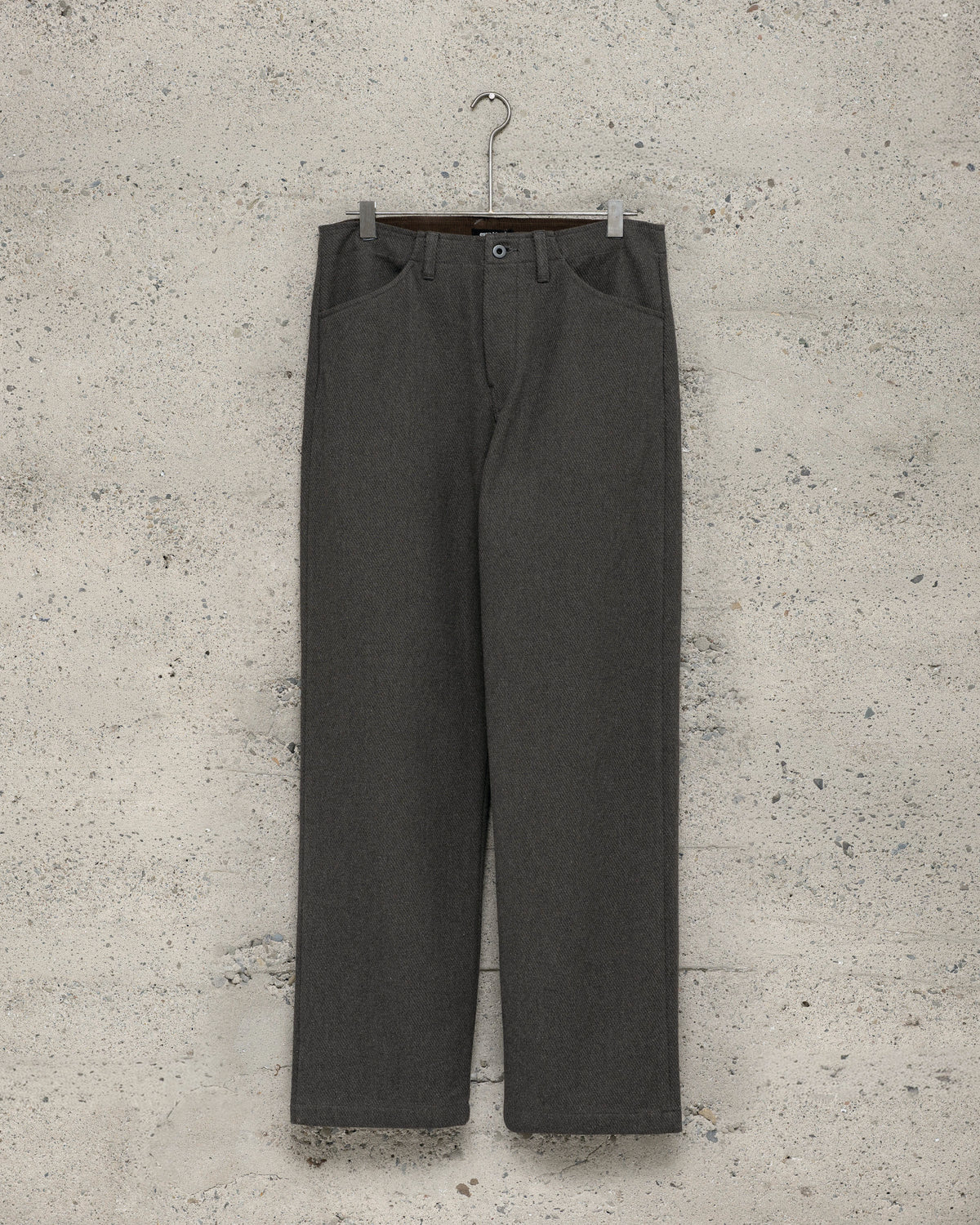 Four Pocket Pant - Top Dyed Cotton Kersey, Olive Heather