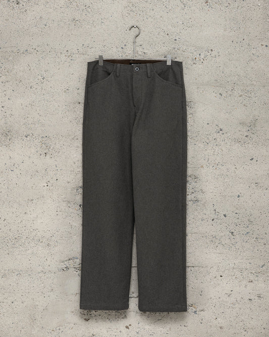 Four Pocket Pant - Top Dyed Cotton Kersey, Olive Heather