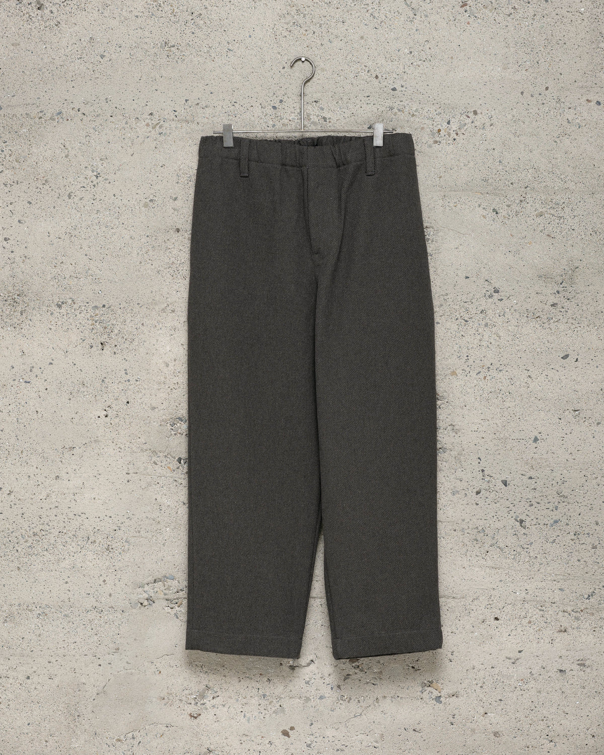 Elastic Pant - Top Dyed Cotton Kersey, Olive Heather