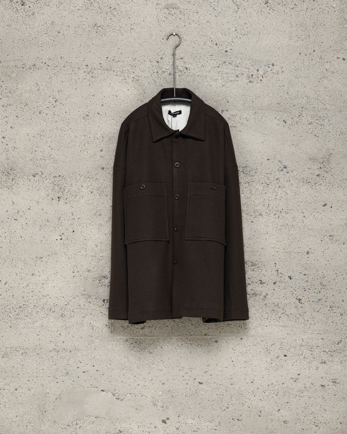 Field Shirt Two - Heavy Wool Flannel, Dark Brown