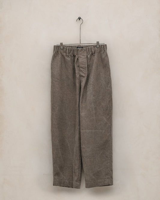 Elastic Pant - Natural Dye Silk/Linen Broadcloth, Iron (Persimmon/Iron Natural Dye)