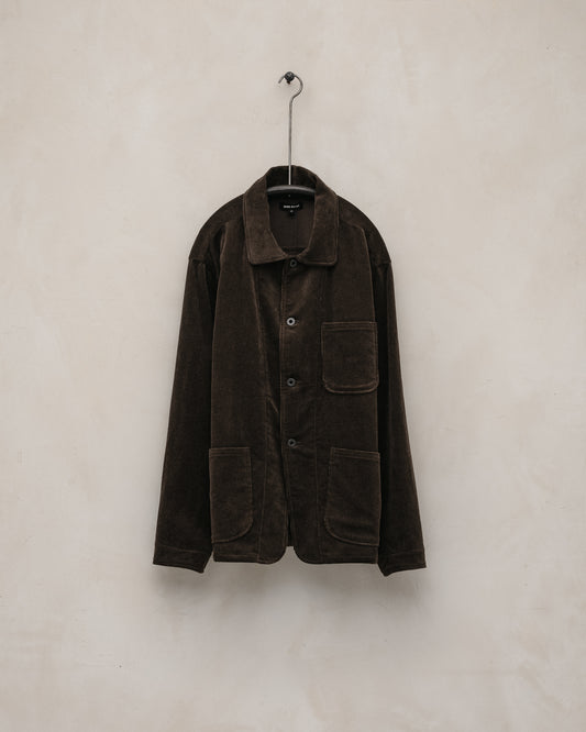 Three Pocket Jacket - Sumi Ink Corduroy, Brown