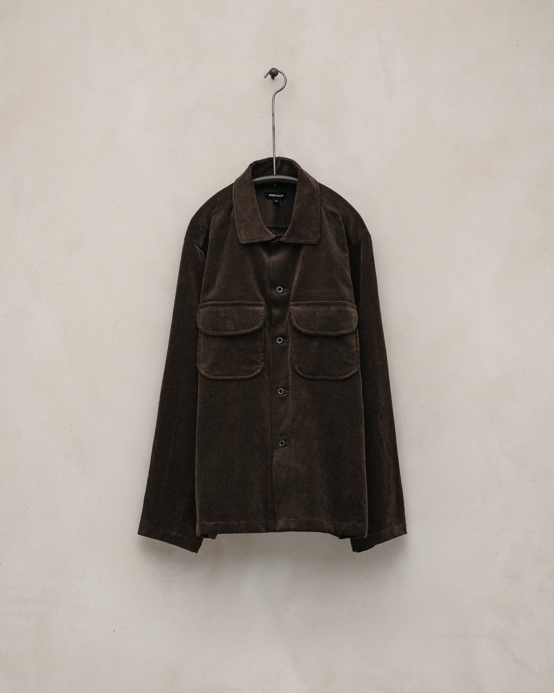 Field Shirt - Sumi Ink Corduroy, Brown – evan kinori
