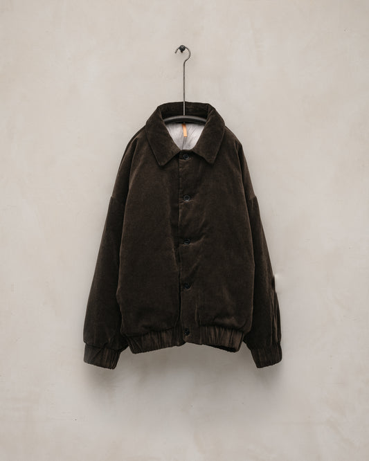 MAN-TLE Down Jacket - Sumi Ink Corduroy, Brown