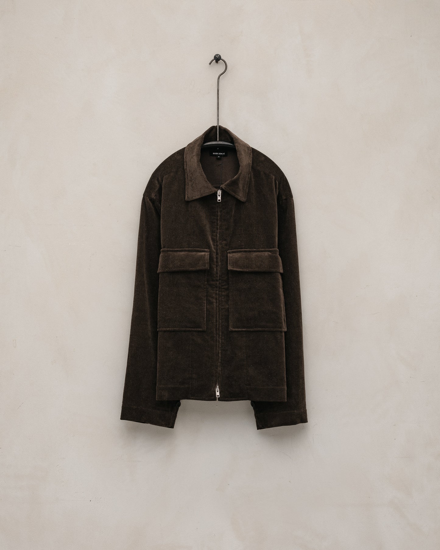 Zip Jacket - Sumi Ink Corduroy, Brown