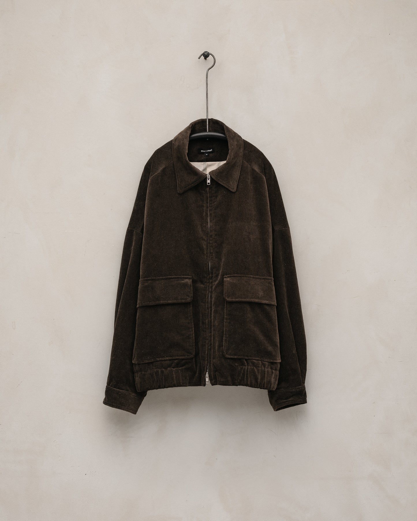Zip Jacket Two - Sumi Ink Corduroy, Brown