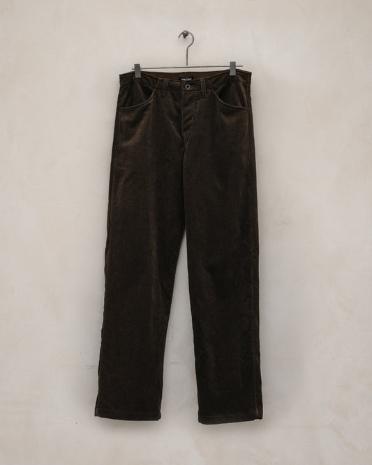 Four Pocket Pant - Sumi Ink Corduroy, Brown