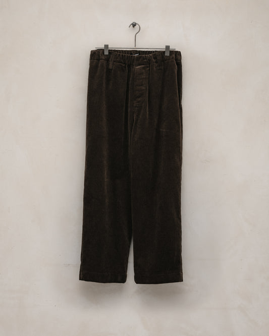 Elastic Pant - Sumi Ink Corduroy, Brown