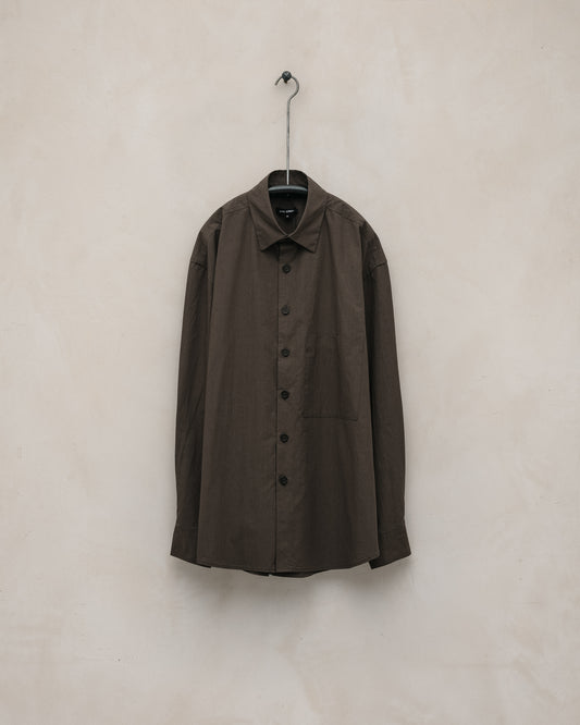 Big Shirt Two - Organic Cotton Typewriter, Anthracite