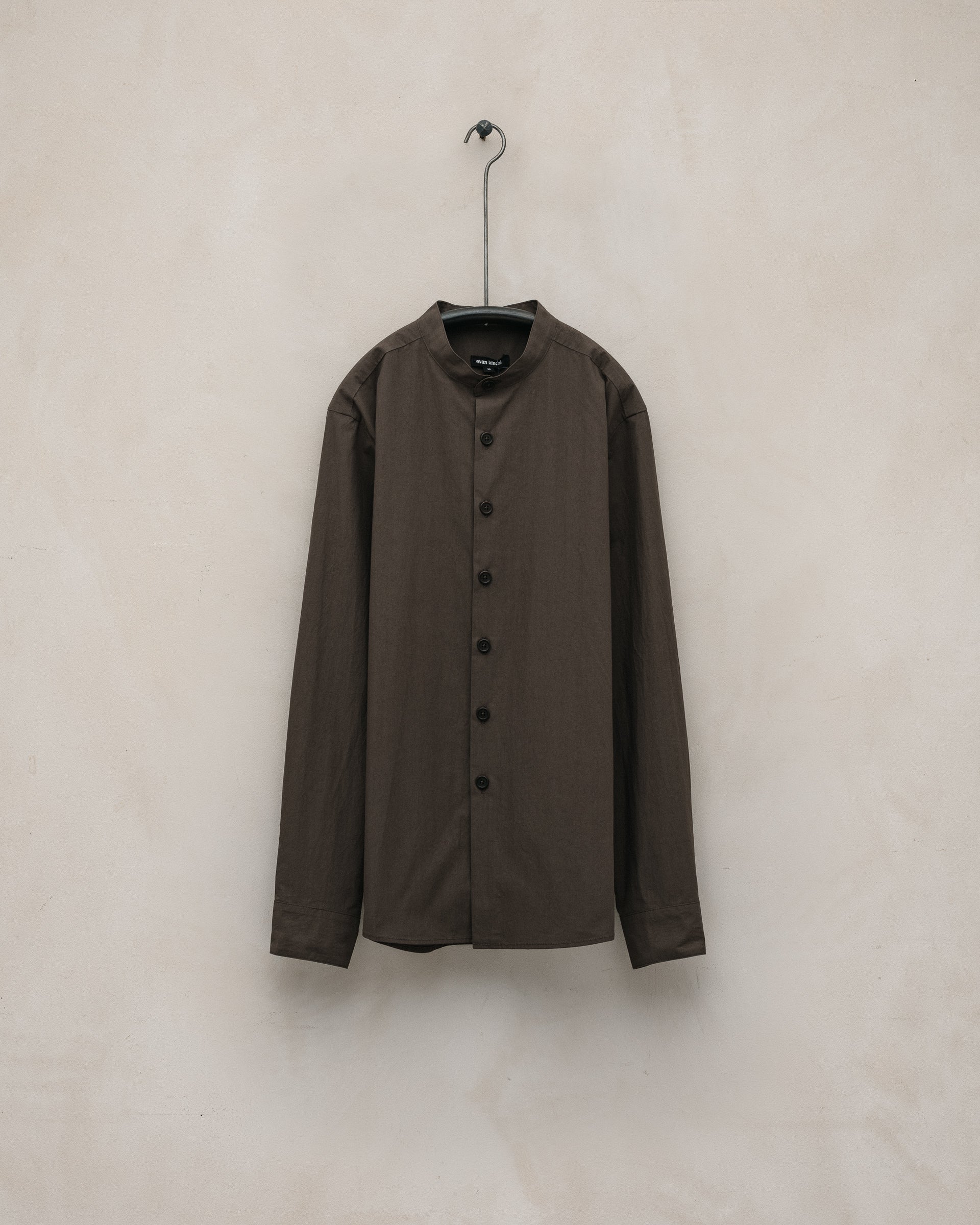 Popover Shirt - Organic Cotton Typewriter, Anthracite – evan kinori