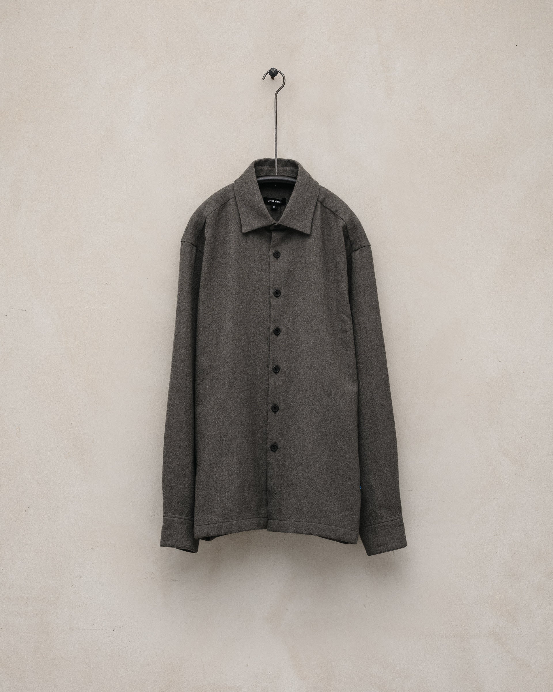 美品 USA製 evan kinori ウール ガーゼ ワーク シャツ M Evan Kinori Big Shirt Lightweight Wool Gauze Rust – Neighbour