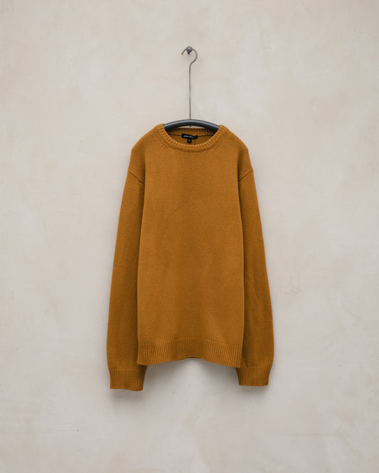 Crewneck Sweater - Yak Wool, Marigold