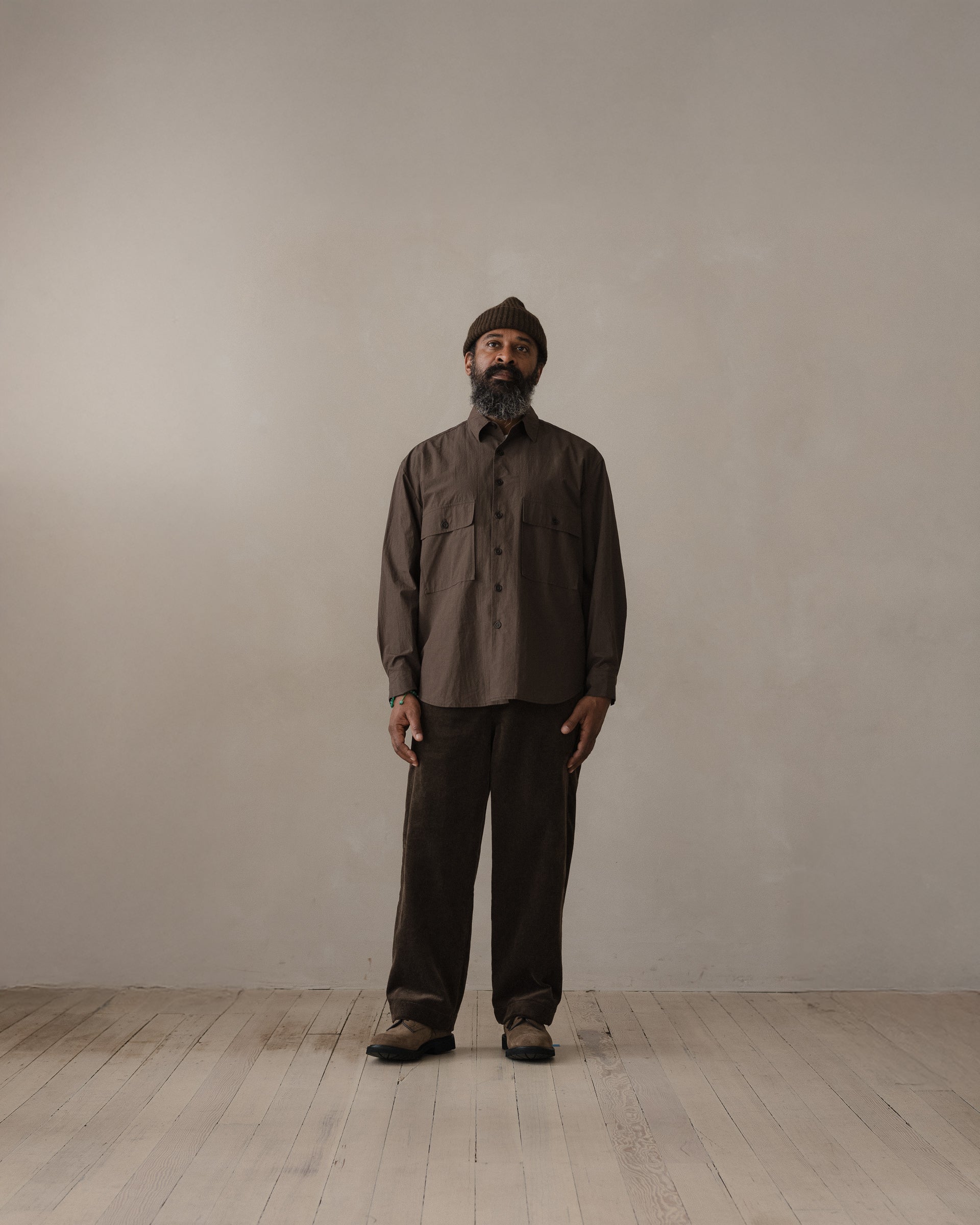 Big Shirt - Organic Cotton Typewriter, Anthracite – evan kinori