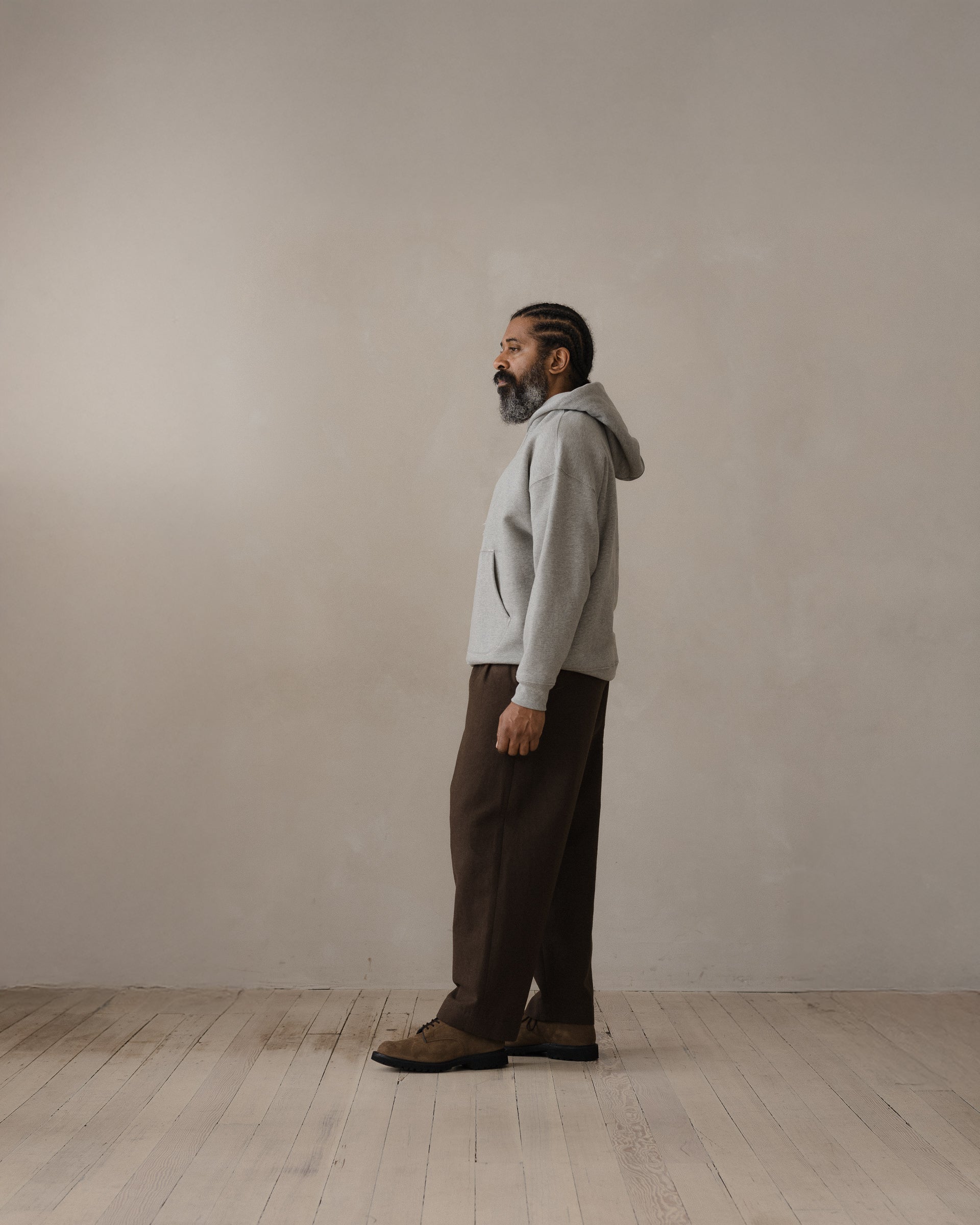 Hooded Sweatshirt - Heather Grey – evan kinori