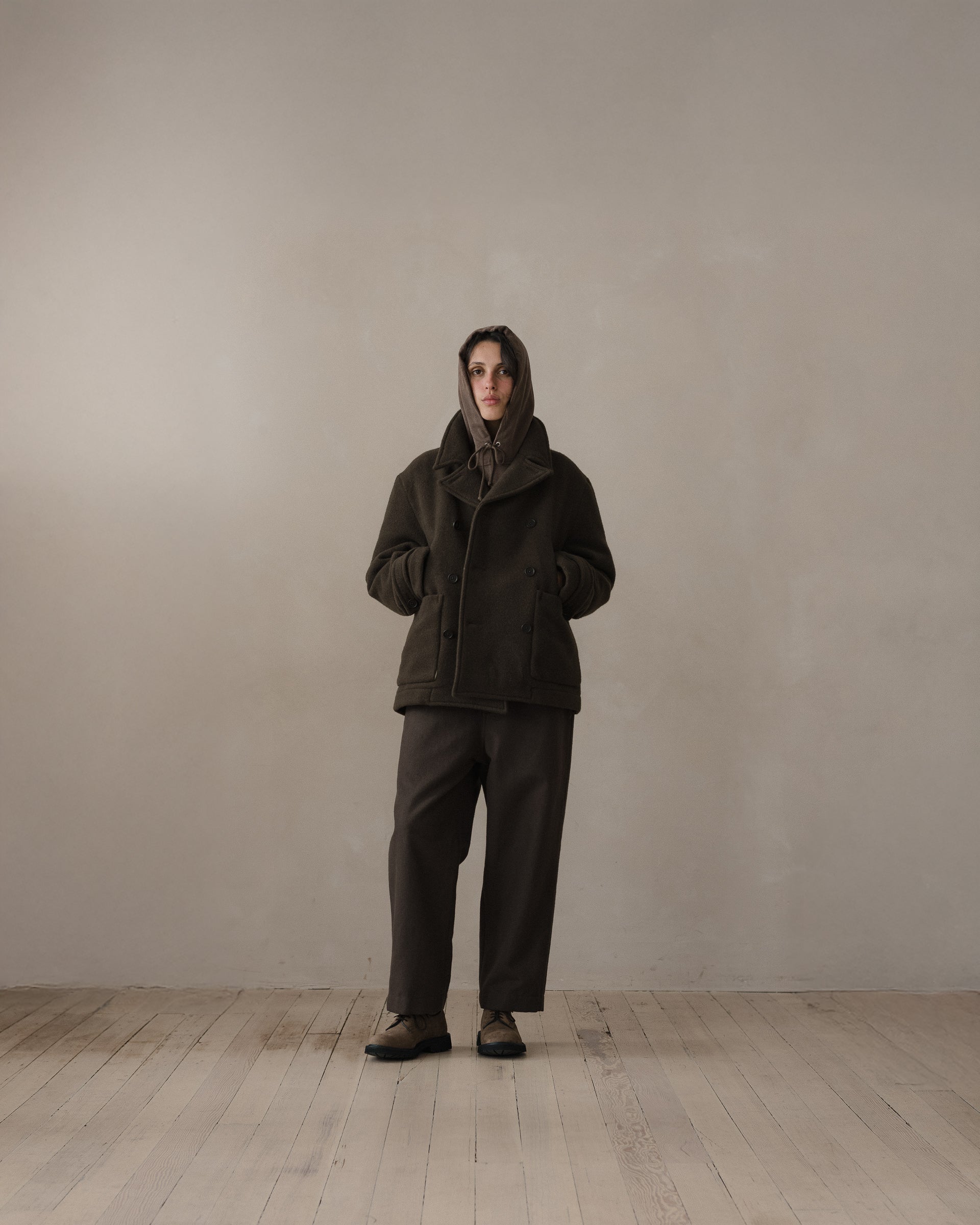 Peacoat - Blanket Cloth, Dark Olive – evan kinori