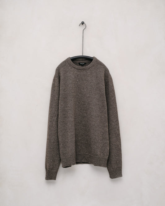 Crewneck Sweater - Linen/Cashmere, Taupe