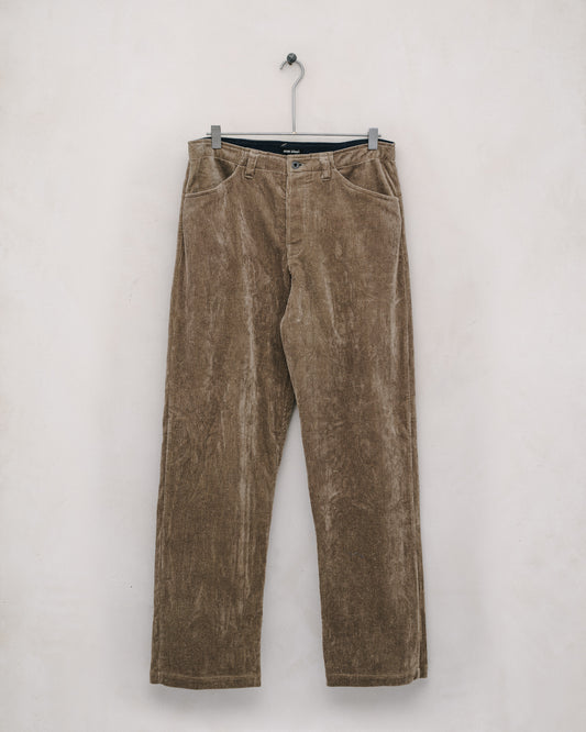 Four Pocket Pant - Natural Dye Cotton/Hemp Corduroy, Gallnut/Iron