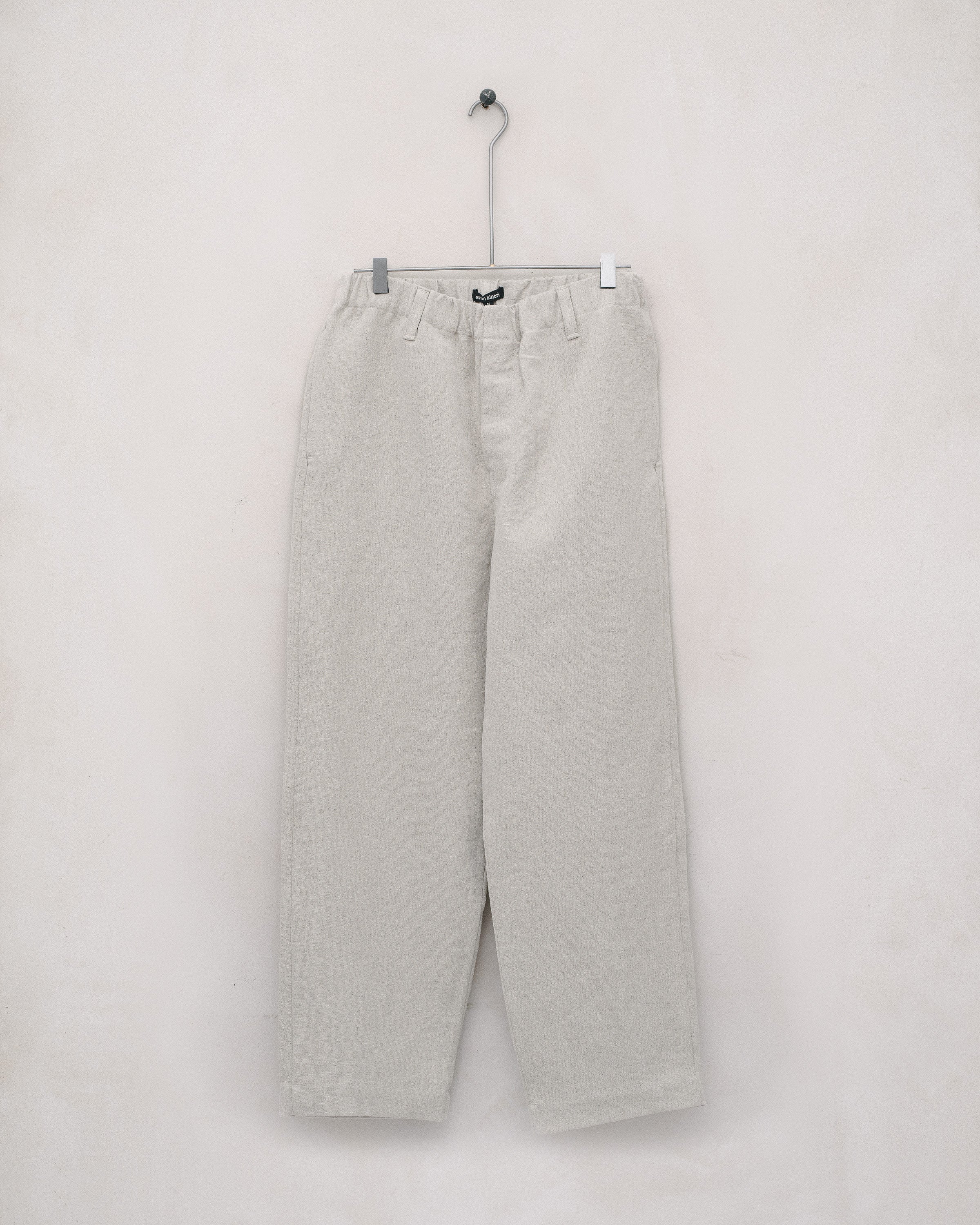 Elastic Pant - Tumbled Hemp Canvas