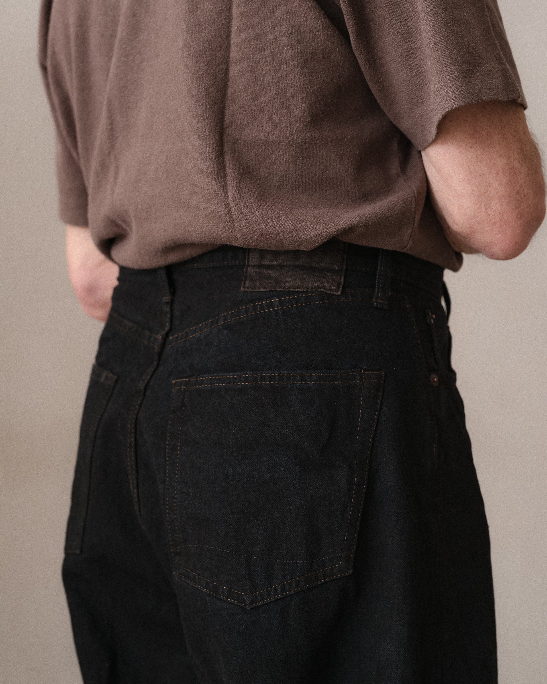 orSlow Wide Leg Jean - One Wash Denim, Mud Dye – evan kinori