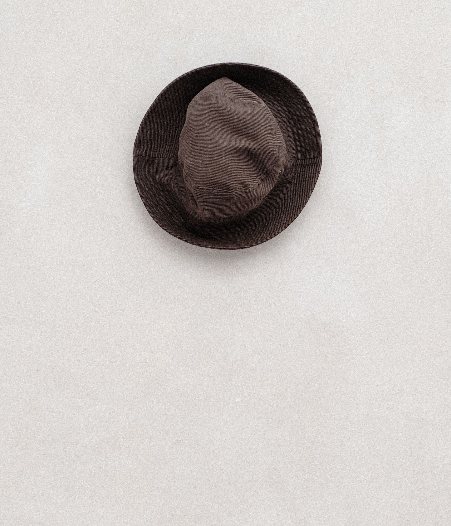 Bucket Hat - Yarn Dyed Cotton/Linen Twill, Brown
