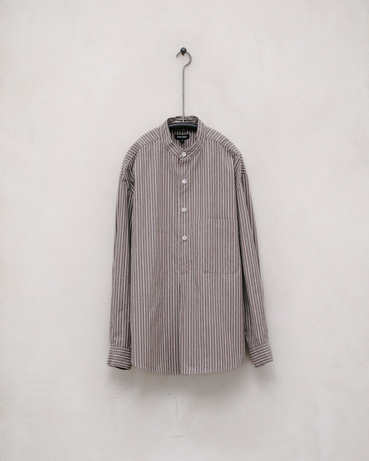 Popover Shirt - Striped Cotton Typewriter Cloth, Multi