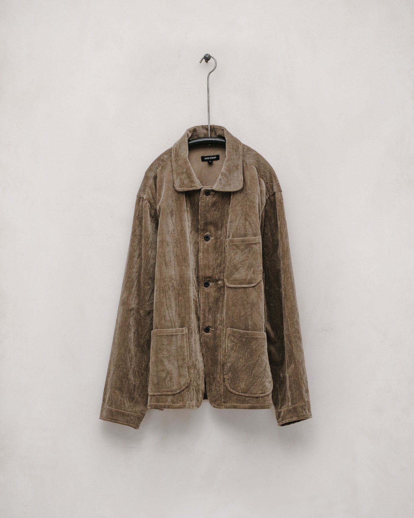 Three Pocket Jacket - Natural Dye Cotton/Hemp Corduroy, Gallnut/Iron