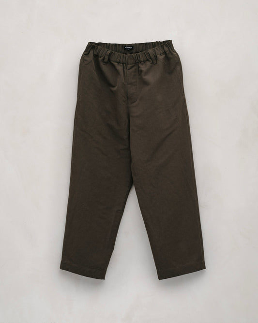 Elastic Pant - Cotton/Linen Summercloth, Olive