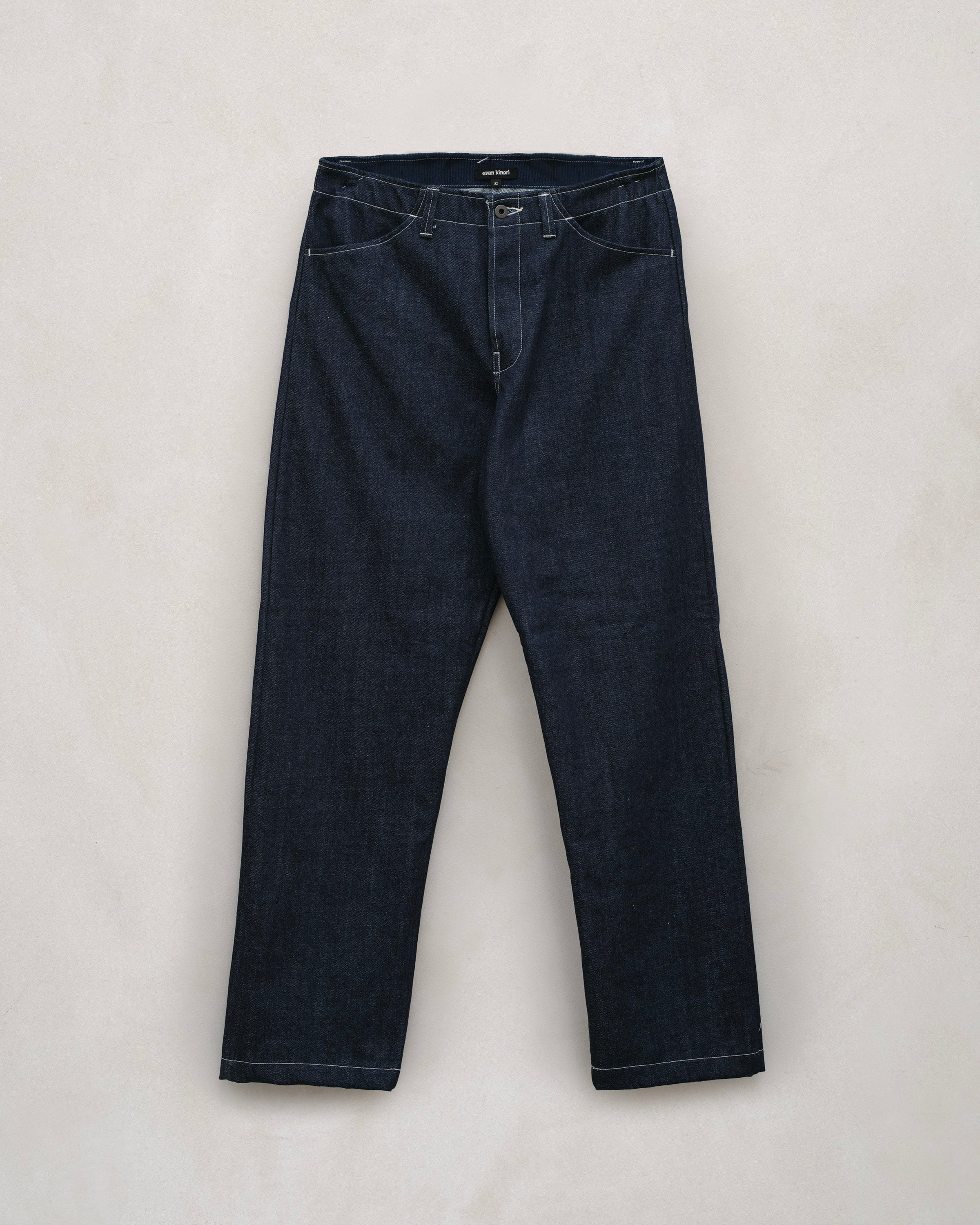 Four Pocket Pant - Organic Cotton Denim, Indigo – evan kinori