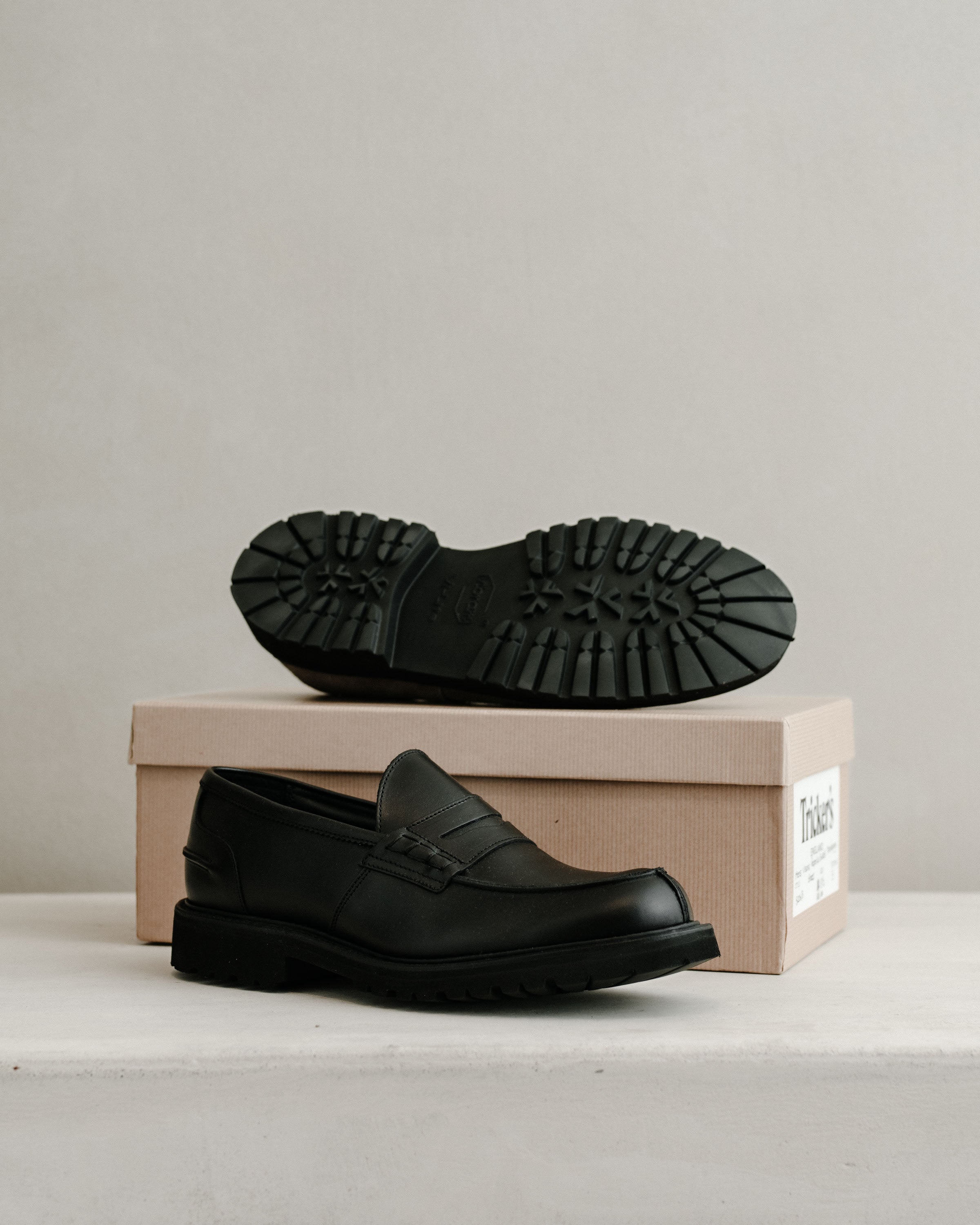 Tricker's Loafer - Matte Black – evan kinori