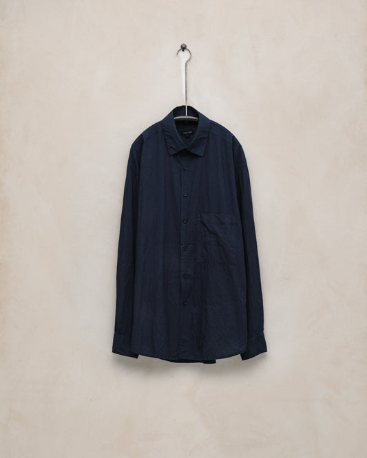 Big Shirt Two - Cotton Batiste (Natural Indigo), Indigo